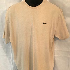 Nike Light Tan Athletic Tee Shirt 